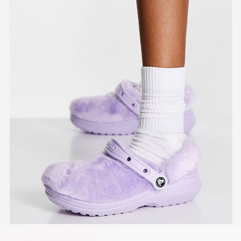 Crocs classic fur